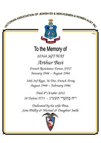 Book of Remembrance for Best