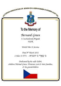 Book of Remembrance for Green