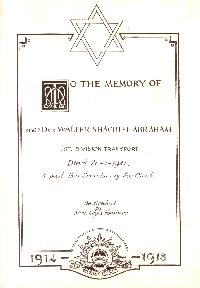 Book of Remembrance for Abraham