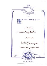 Book of Remembrance for Bartak