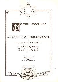 Book of Remembrance for Berliner