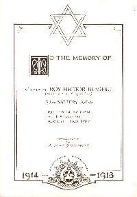 Book of Remembrance for Blashki