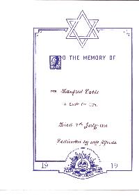 Book of Remembrance for Catts