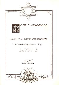 Book of Remembrance for Crawcour