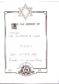 Book of Remembrance for Cullen