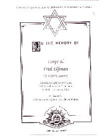 Book of Remembrance for Elfman