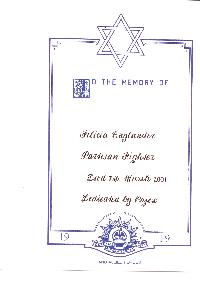 Book of Remembrance for Englander