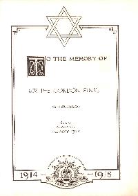 Book of Remembrance for Fink