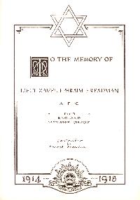 Book of Remembrance for Freadman