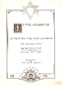 Book of Remembrance for Goldman