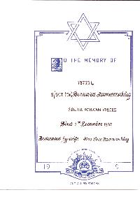 Book of Remembrance for Hammerschlag
