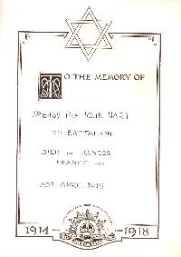Book of Remembrance for Hart
