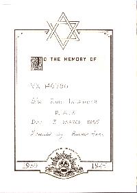 Book of Remembrance for Inlander