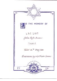 Book of Remembrance for Isaacs