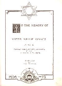 Book of Remembrance for Isaacs