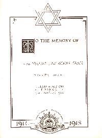 Book of Remembrance for Isaacs