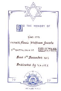 Book of Remembrance for Jacobs
