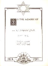 Book of Remembrance for Jonas