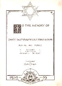 Book of Remembrance for Joseph