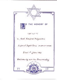 Book of Remembrance for Katzenstein