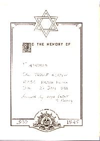 Book of Remembrance for Klapish