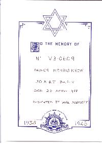 Book of Remembrance for Krew