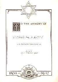 Book of Remembrance for Kurtz