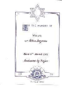 Book of Remembrance for Lazarus