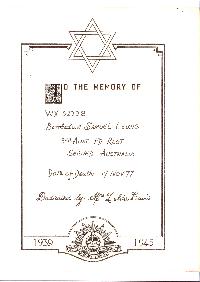 Book of Remembrance for Lewis