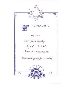 Book of Remembrance for Medley