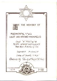 Book of Remembrance for Michaelis