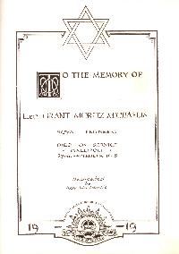 Book of Remembrance for Michaelis