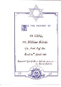 Book of Remembrance for Milecki