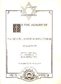 Book of Remembrance for Nathan