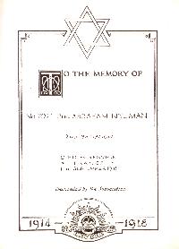 Book of Remembrance for Nyman (Nyeman)