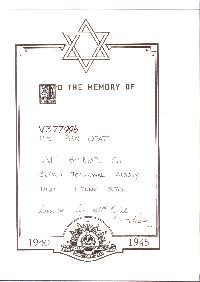 Book of Remembrance for Opoczynski (Opat)