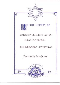 Book of Remembrance for Pallis
