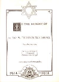 Book of Remembrance for Raphael