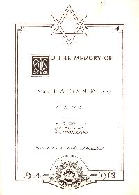 Book of Remembrance for Rosenthal ARRC