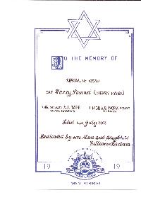 Book of Remembrance for Samuel