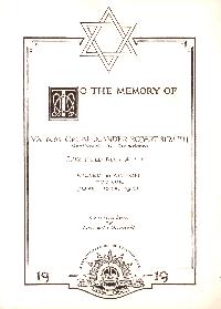 Book of Remembrance for Shmith MID