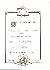 Book of Remembrance for Silverman