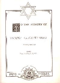 Book of Remembrance for Stolarski