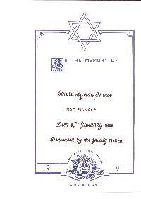 Book of Remembrance for Tinner