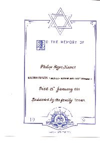 Book of Remembrance for Tinner