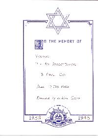 Book of Remembrance for Towers (Tichauer)