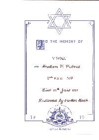Book of Remembrance for Visbord
