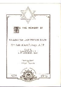 Book of Remembrance for Zach