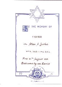 Book of Remembrance for Zucker